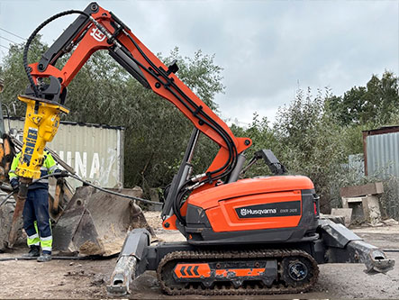 замена гусеницы Husqvarna 305